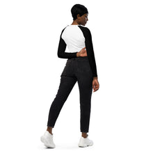 Load image into Gallery viewer, D!CK SIZE MATTER Recycled long-sleeve crop top
