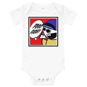 FoodFight logo Baby short sleeve one piece