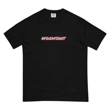 Load image into Gallery viewer, FoodFight Hashtag Embroidered garment-dyed heavyweight t-shirt
