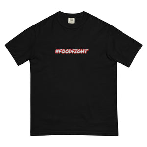 FoodFight Hashtag Embroidered garment-dyed heavyweight t-shirt