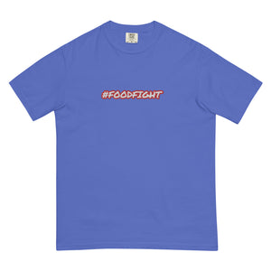 FoodFight Hashtag Embroidered garment-dyed heavyweight t-shirt