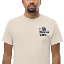 Load image into Gallery viewer, FoodFight I Love Nueva York Men&#39;s heavyweight tee
