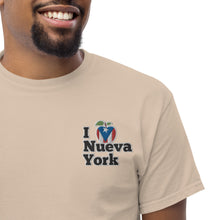 Load image into Gallery viewer, FoodFight I Love Nueva York Men&#39;s heavyweight tee
