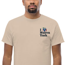 Load image into Gallery viewer, FoodFight I Love Nueva York Men&#39;s heavyweight tee
