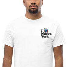 Load image into Gallery viewer, FoodFight I Love Nueva York Men&#39;s heavyweight tee
