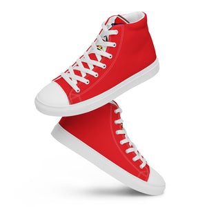 FoodFight Mean Mug Men’s high top canvas shoes