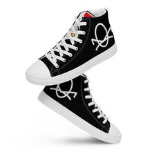 Load image into Gallery viewer, FoodFight Original Mean Mug Logo Men’s high top canvas shoes
