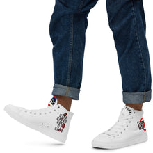 Load image into Gallery viewer, FoodFight Rebel Force Men’s high top canvas shoes
