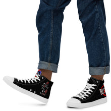 Load image into Gallery viewer, FoodFight Rebel Force Men’s high top canvas shoes
