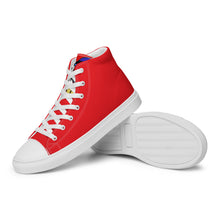 Load image into Gallery viewer, FoodFight Mean Mug Men’s high top canvas shoes
