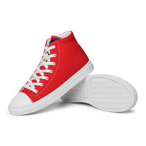 FoodFight Mean Mug Men’s high top canvas shoes