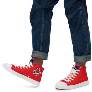 FoodFight Mean Mug Men’s high top canvas shoes