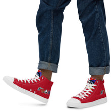 Load image into Gallery viewer, FoodFight Team Logos Men’s high top canvas shoes
