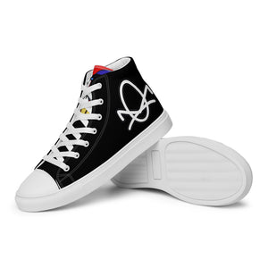 FoodFight Original Mean Mug Logo Men’s high top canvas shoes