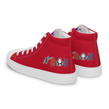 Load image into Gallery viewer, FoodFight Team Logos Men’s high top canvas shoes
