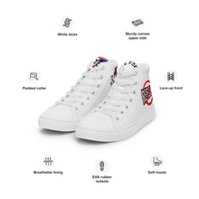 Load image into Gallery viewer, FoodFight Rebel Force Men’s high top canvas shoes
