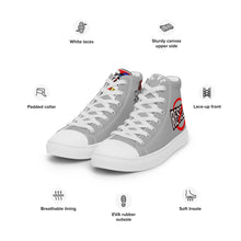 Load image into Gallery viewer, FoodFight Rebel Force Men’s high top canvas shoes
