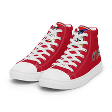 Load image into Gallery viewer, FoodFight Team Logos Men’s high top canvas shoes
