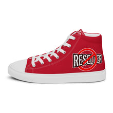 Load image into Gallery viewer, FoodFight Rebel Force Men’s Red high top canvas shoes
