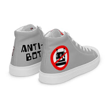 Load image into Gallery viewer, FoodFight Rebel Force Men’s high top canvas shoes
