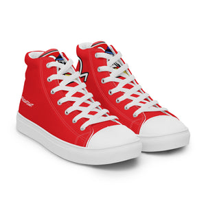 FoodFight Mean Mug Men’s high top canvas shoes