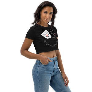 FoodFight "I'm Fine" Organic Crop Top