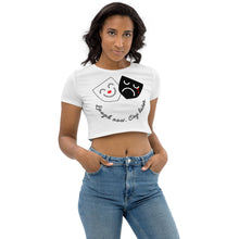 Load image into Gallery viewer, FoodFight &quot;I&#39;m Fine&quot; Organic Crop Top
