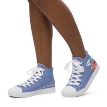 Load image into Gallery viewer, FoodFight Mean Mug Monroe Women’s high top canvas shoes
