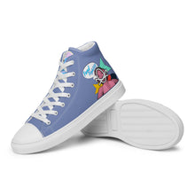 Load image into Gallery viewer, FoodFight Mean Mug Monroe Women’s high top canvas shoes
